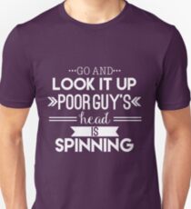 Der Kopf des armen Kerls spinnt Unisex T-Shirt