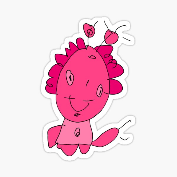 Pinky Shmoo Sticker