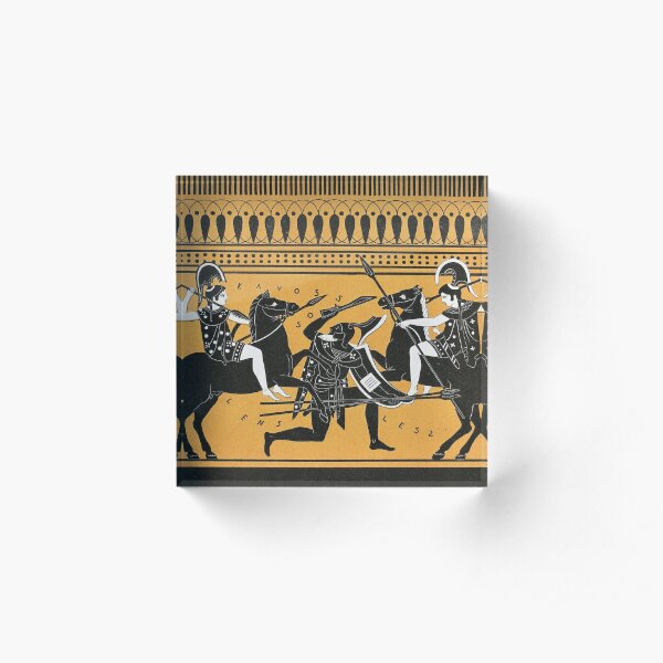 Did the Amazon female warriors from Greek mythology really exist? Acrylic Block