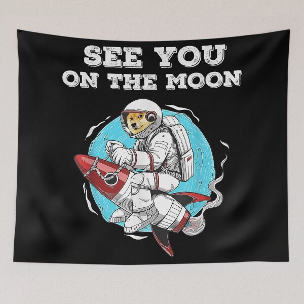 Item preview, Dogecoin to the moon designed and sold by Letters-Art.