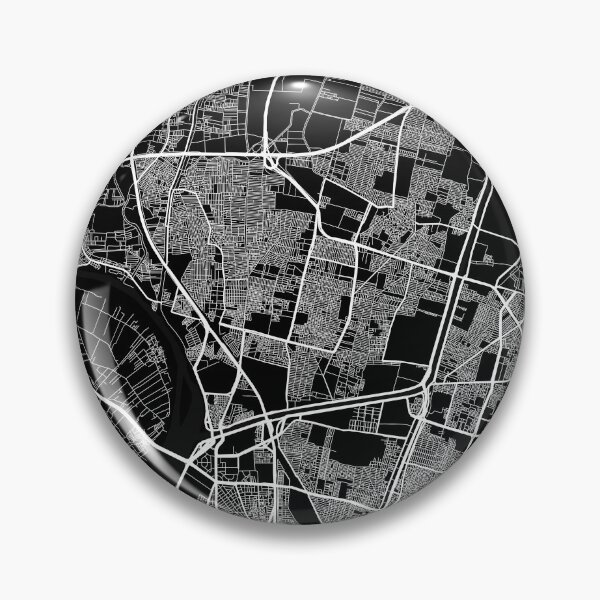 Item preview, Shubra El Kheima City Map of Egypt - Full Moon designed and sold by deMAP.