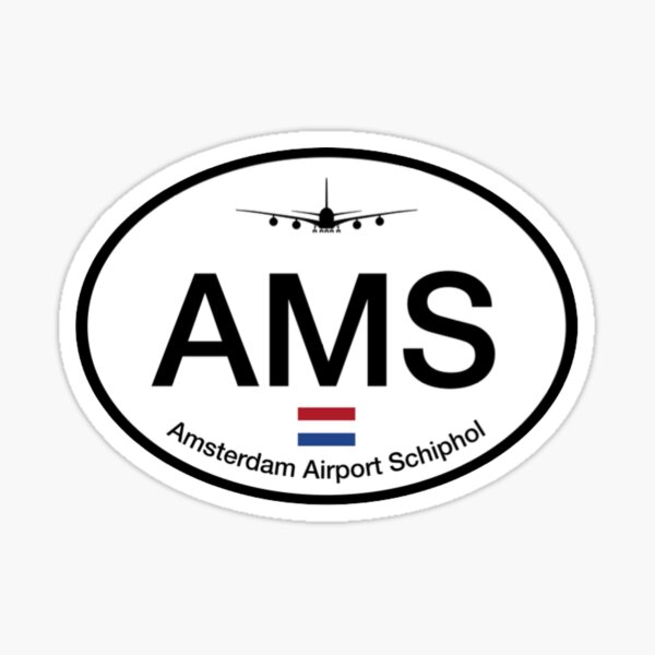 Item preview, AMS - Amsterdam Airport Schiphol designed and sold by Jake Sperling.