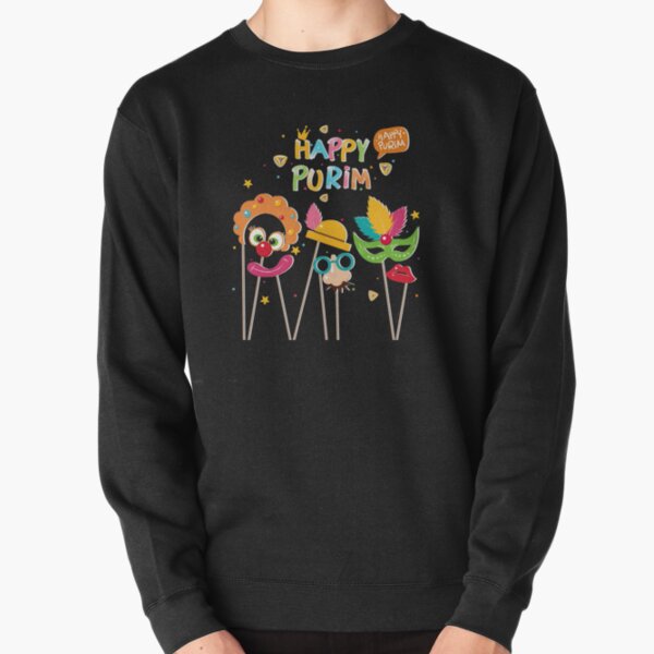 happy Purim - jewish holidays Pullover Sweatshirt