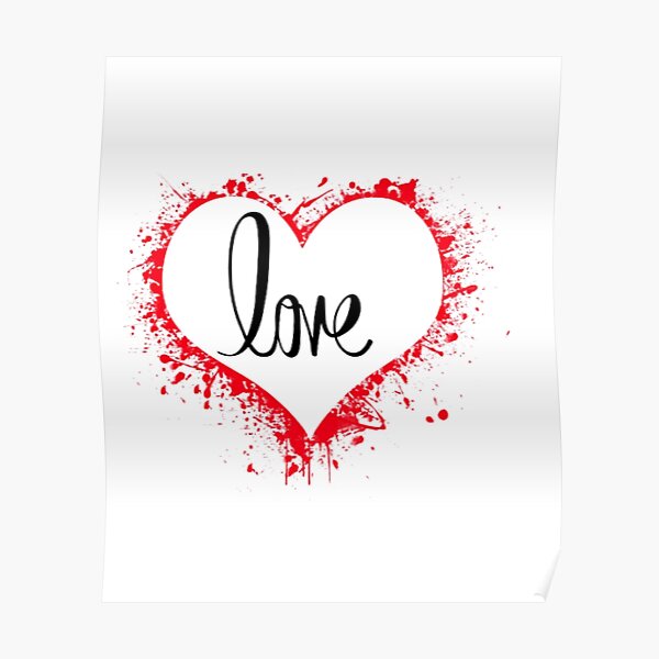 Poster Ewige Liebe Redbubble
