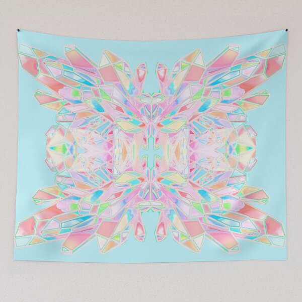 Item preview, Pastel Rainbow Crystals, Crystal, Rainbow Crystals, Psychedelic, Psychedelic Crystal, Groovy Crystal  designed and sold by Clancy Rodgers.