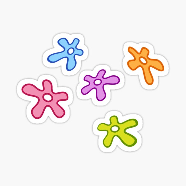 Spongebob Flowers Sticker For Sale By 3blondegirls Redbubble 2957