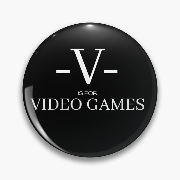 Item preview, V Is For Video Games designed and sold by Crafty-Mornings.