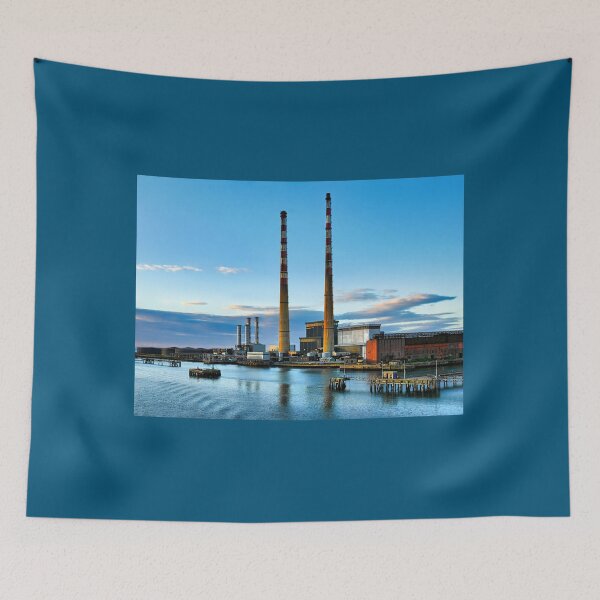 Item preview, Poolbeg Chimneys - Sunrise designed and sold by Lexa Harpell.