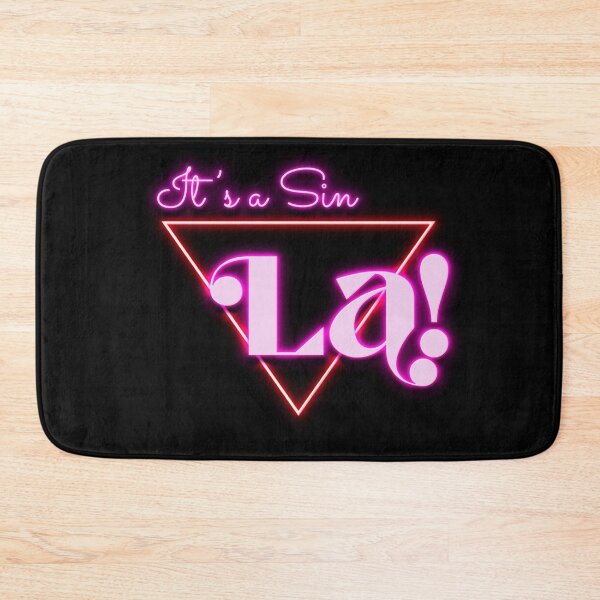 Item preview, La! It's a Sin- Tv Show Salutation 80s Neon designed and sold by PosterpartyCo.