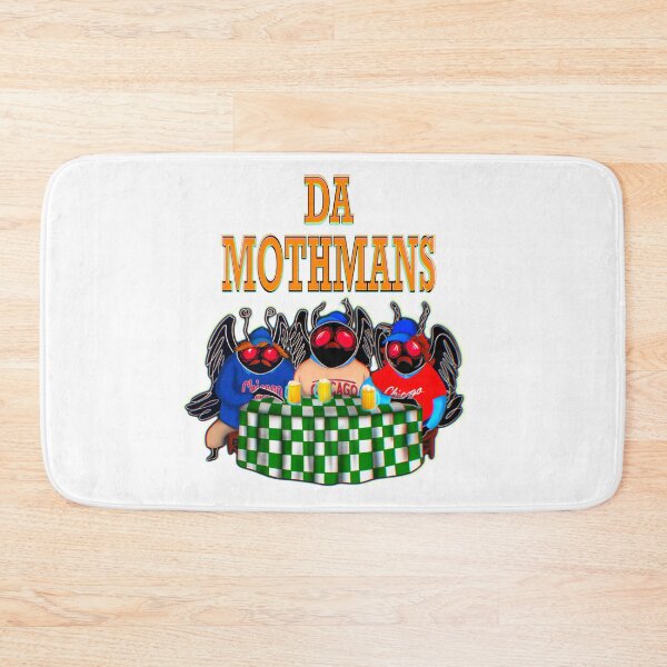 Item preview, Da Mothmans, Black Outline, Orange Text designed and sold by mfraserart.