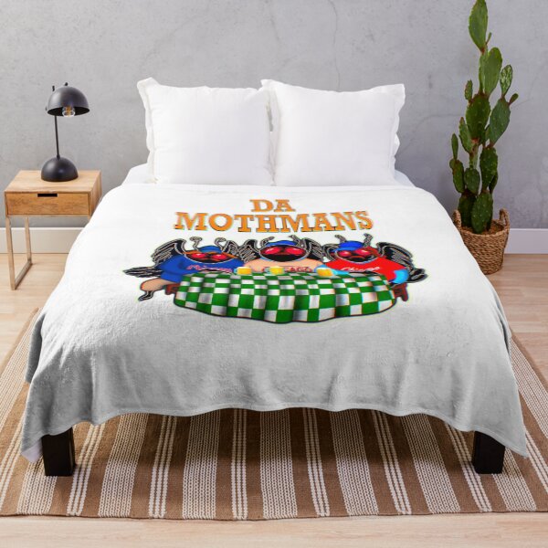 Item preview, Da Mothmans, Black Outline, Orange Text designed and sold by mfraserart.