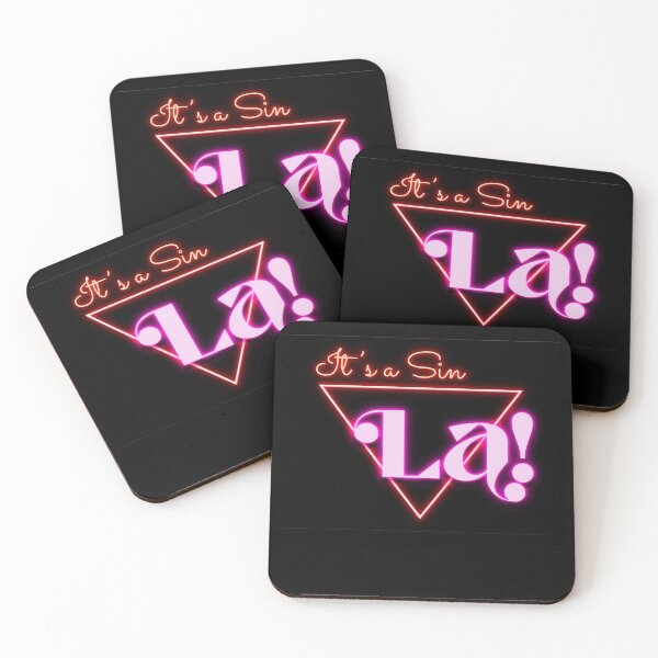 Item preview, La! It's a Sin- Tv Show Salutation 80s Neon designed and sold by PosterpartyCo.