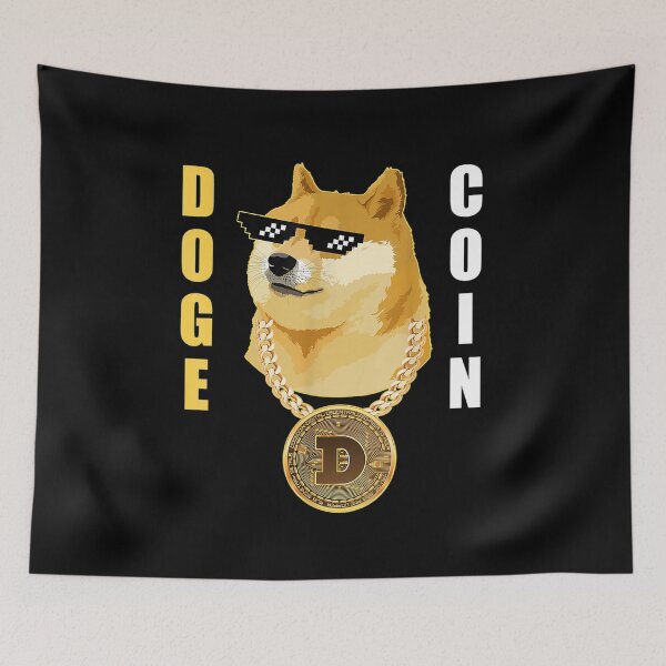 Item preview, Dogecoin to the moon designed and sold by Letters-Art.