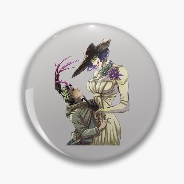 Item preview, Lady Dimitrescu and ethan winter horror gift designed and sold by Kidouu.