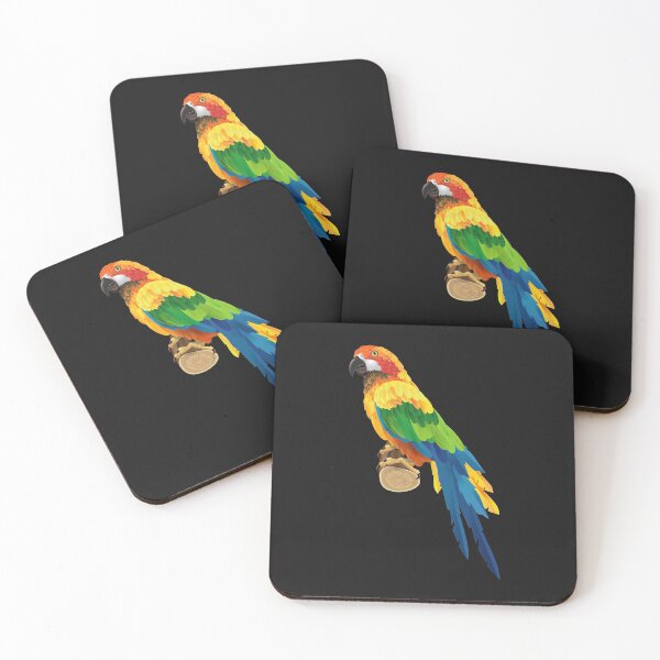 Item preview, Colorful Tropical Parrot, Exotic Parrot, Colorful Macaw Red Parrot. designed and sold by Ristinga.