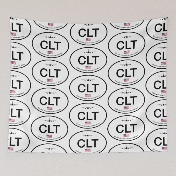 Item preview, CLT - Charlotte Douglas International Airport designed and sold by Jake Sperling.