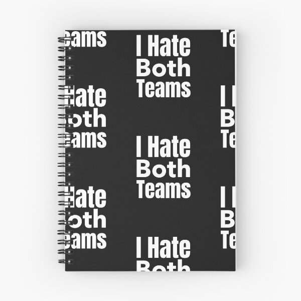 Item preview, I Hate Both Teams designed and sold by DiscGolfTees.