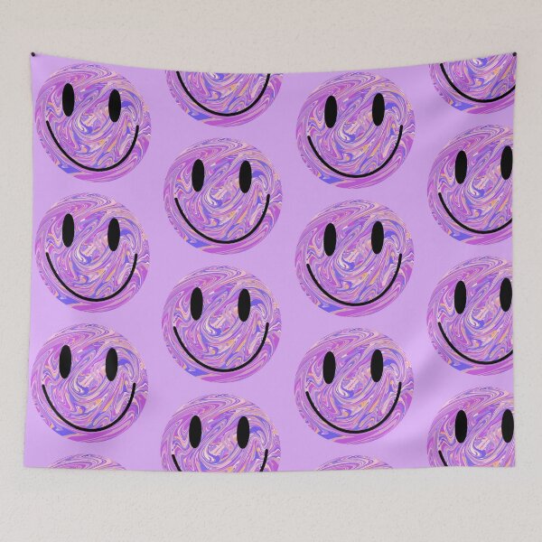 Item preview, Purple Tie Dye Hippy Smile - Smiley Face designed and sold by 13nhawkins.