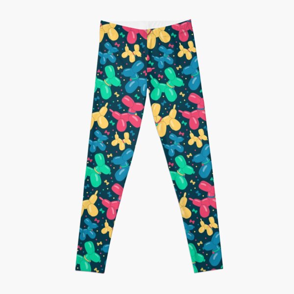 Blue Balloon Dogs - High-quality Handcrafted Vibrant Leggings