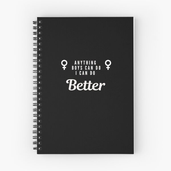 Item preview, Anything Boys Can Do I Can Do Better Feminism Design designed and sold by PetitePeche.