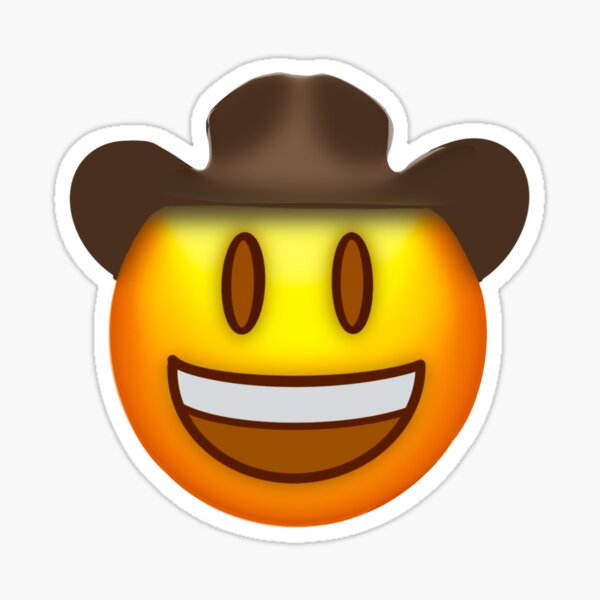 Item preview, Cowboy emoji designed and sold by natgedwards.