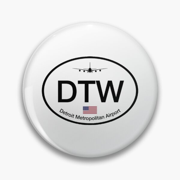 Item preview, DTW - Detroit Metropolitan Airport designed and sold by Jake Sperling.