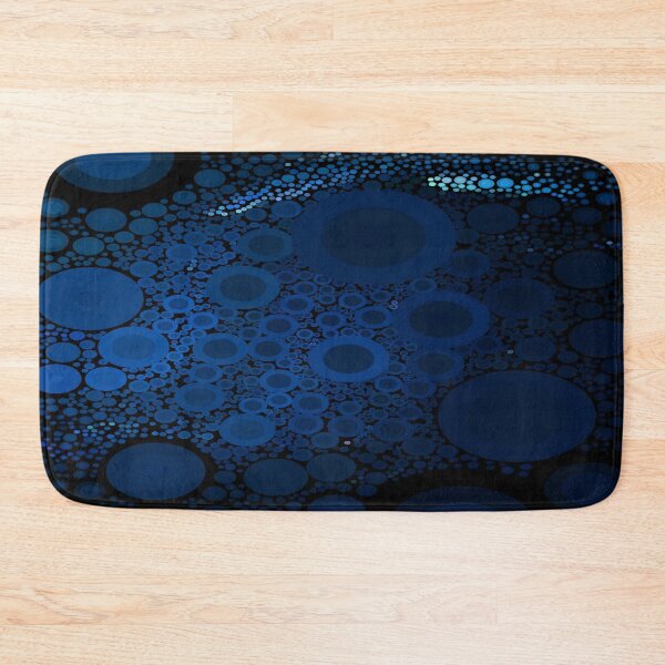 Item preview, Cute Aesthetic Blue modern Cercles pattern gift for digital art lover  designed and sold by AYACHI90.