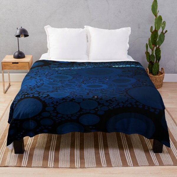 Item preview, Cute Aesthetic Blue modern Cercles pattern gift for digital art lover designed and sold by AYACHI90.