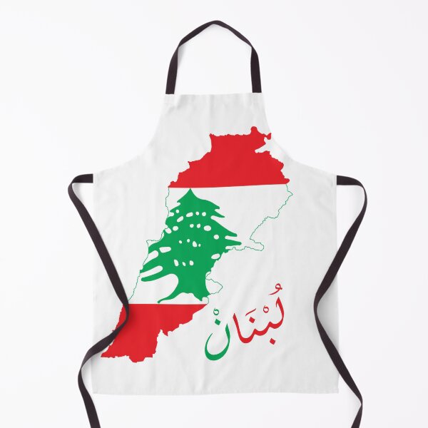 Item preview, Lebanon Flag (لبنان) with Arabic Calligraphy designed and sold by Content Extra.