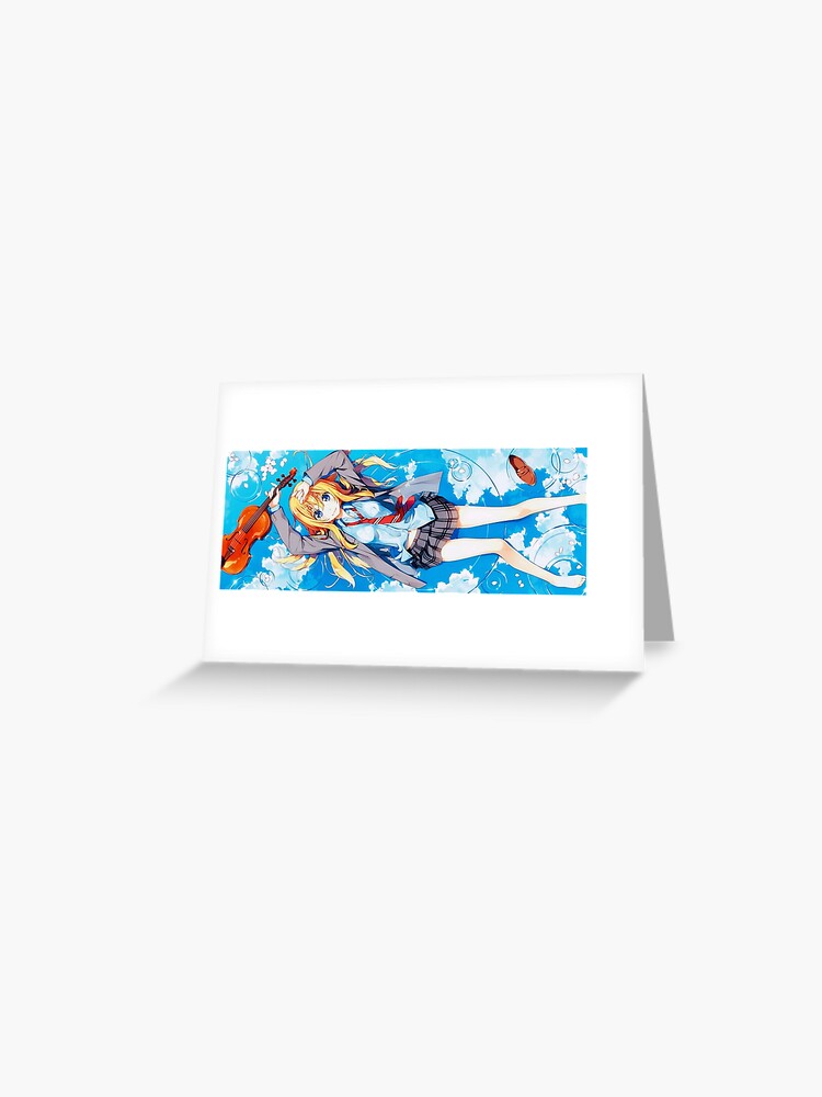 Shigatsu Wa Kimi No Uso - Kaori Greeting Card for Sale by