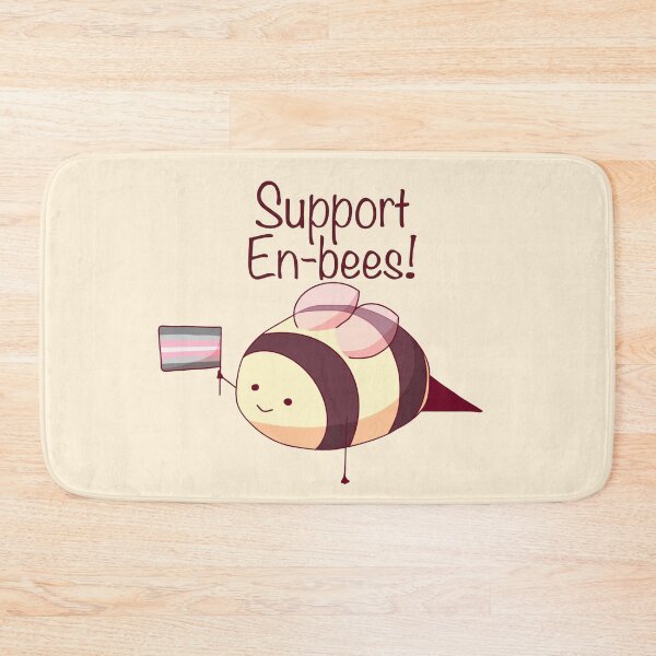 Item preview, "Support En-bees!" Nonbinary Demigirl Pride  designed and sold by ForTheFrogWar.