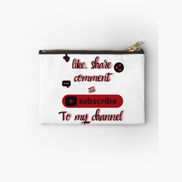Item preview, Like Share Comment Subscribe to my channel - Black and red designed and sold by Try-It.