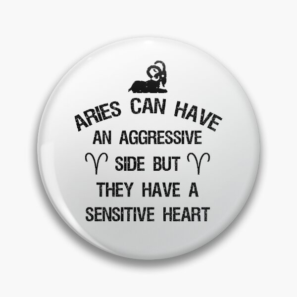 Item preview, Aries can have an aggressive side but they have a sensitive heart designed and sold by Matheus2001.