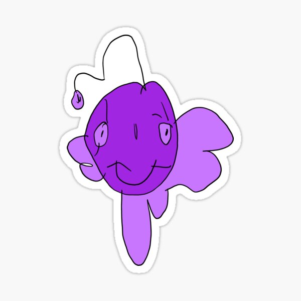 Lavender Shmoo Sticker