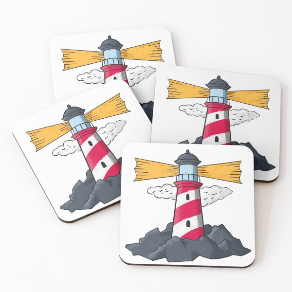 Item preview, Lighthouse on the Rocks designed and sold by Rumblefoxx.