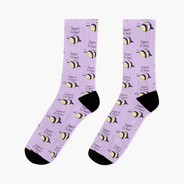 Item preview, "Support En-bees!" Nonbinary Genderqueer Pride designed and sold by ForTheFrogWar.