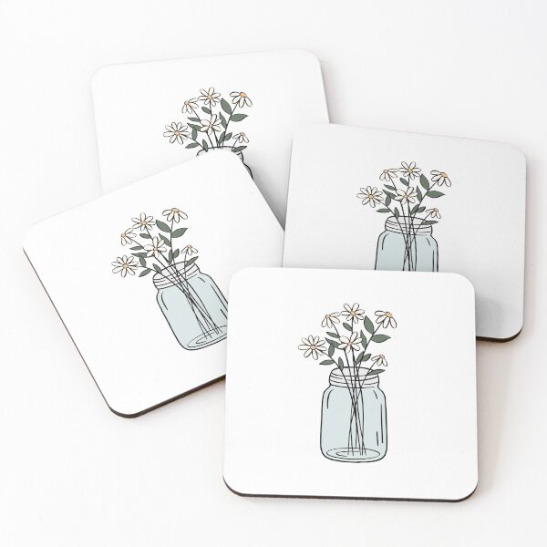 Item preview, Mason Jar Daisies designed and sold by jamiemaher15.