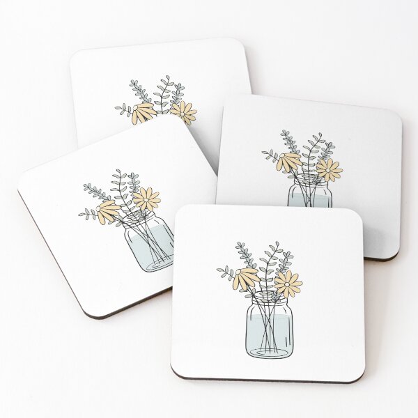 Item preview, Mason Jar Yellow Flowers designed and sold by jamiemaher15.
