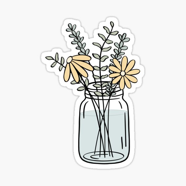 Artikel-Vorschau von Einmachglas, gelbe Blumen, designt und verkauft von jamiemaher15.