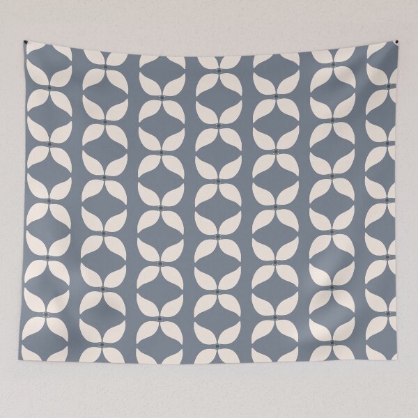 Item preview, Cottagecore Blue Grey Flower designed and sold by SeaverN.