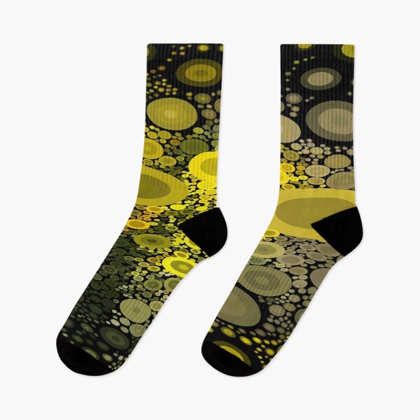 Item preview, Yellow Aesthetic Minimal Cercles Pattern designed and sold by AYACHI90.