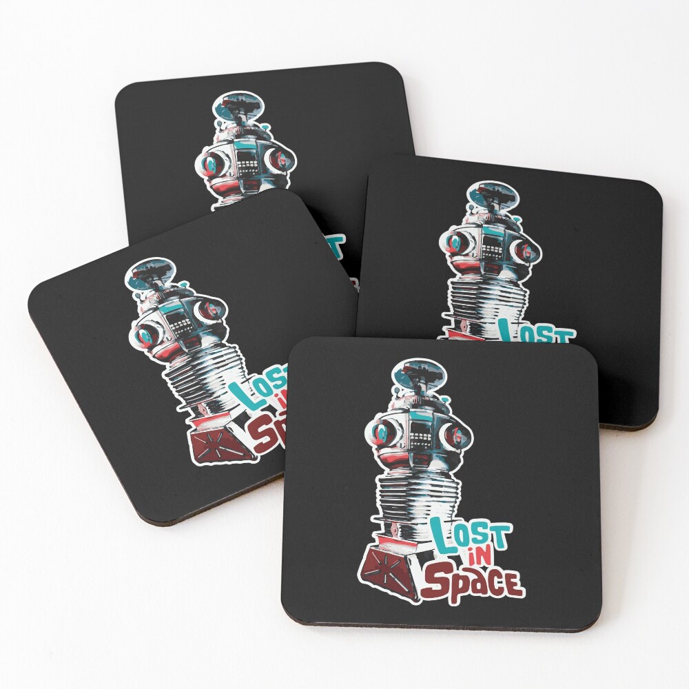 Lost in The Space B9 Robot Coasters (Set of 4)