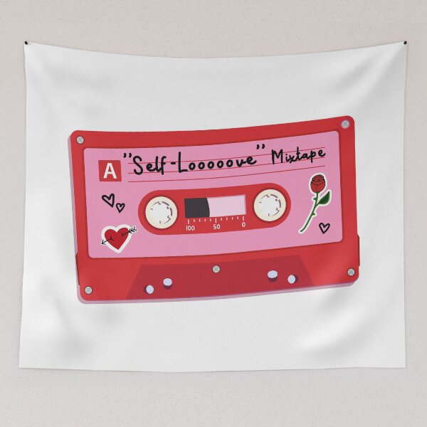 Item preview, Self love mixtape art designed and sold by AznavourByKarin.