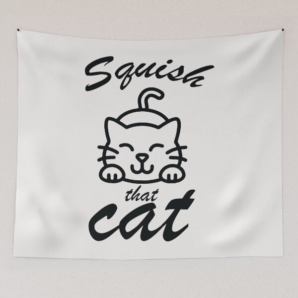 Item preview, Squish That Cat,gift for cat lover,gift for cat owner ,gift for cat mom ,gift for catholic friend ,gift for cat lover man designed and sold by FELTA.