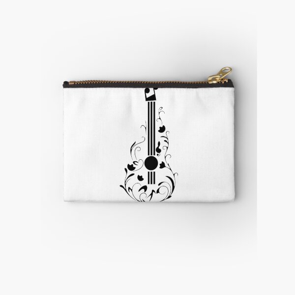 Item preview, Guitar In Unique Elegant Black Design designed and sold by Opal Print.