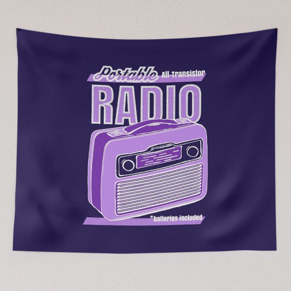 Item preview, Vintage Transistor Radio designed and sold by close-up.biz.