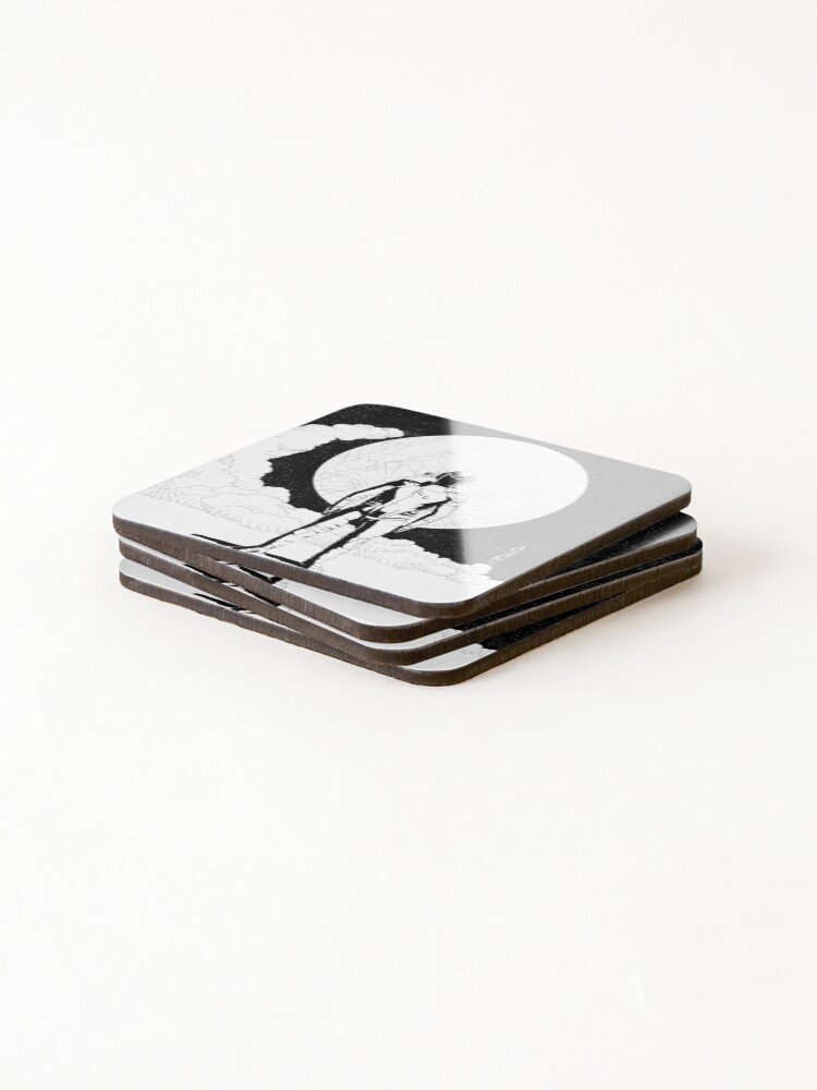Thumbnail 4 of 5, Coasters (Set of 4), Spaceman designed and sold by Morridis.