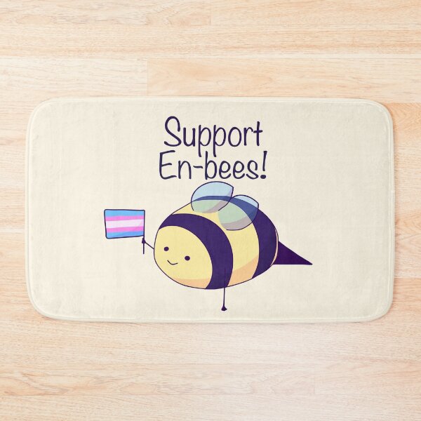 Item preview, "Support En-bees!" Nonbinary Transgender Pride designed and sold by ForTheFrogWar.