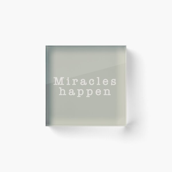 Item preview, Miracles happen  designed and sold by Parydish.