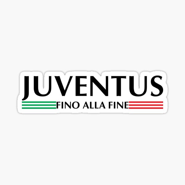 T-shirt de fan de la Juventus FINO ALLA FINE Sticker